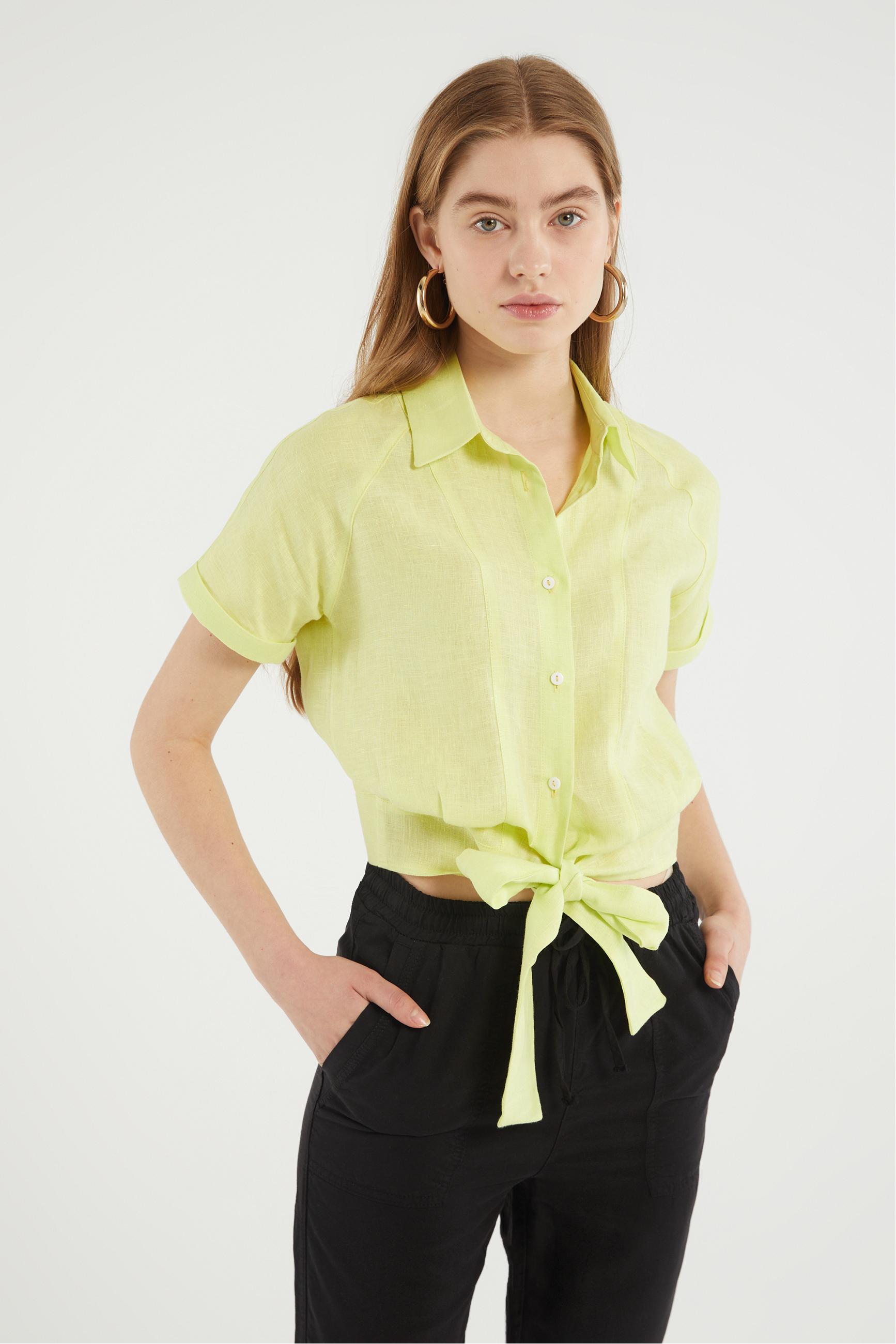 RAHAT KESİM KETEN GÖMLEK