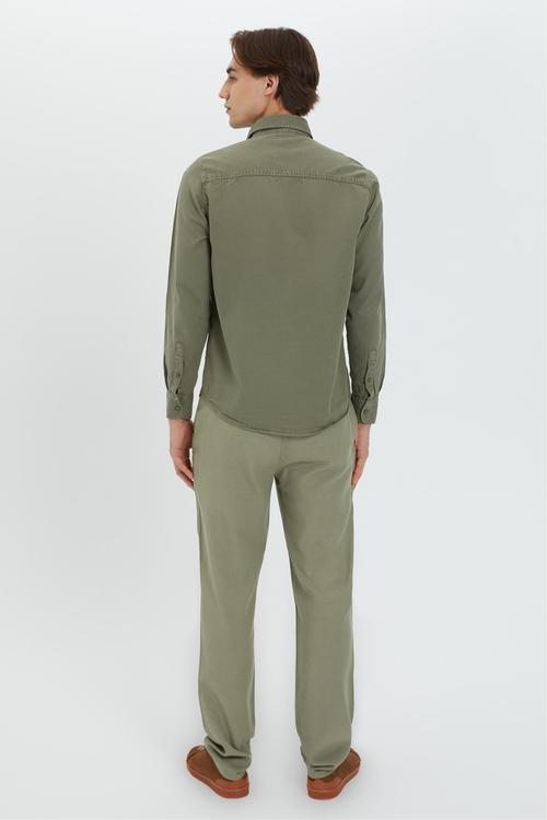  LİYOSEL KARIŞIMLI REGULAR FIT GÖMLEK