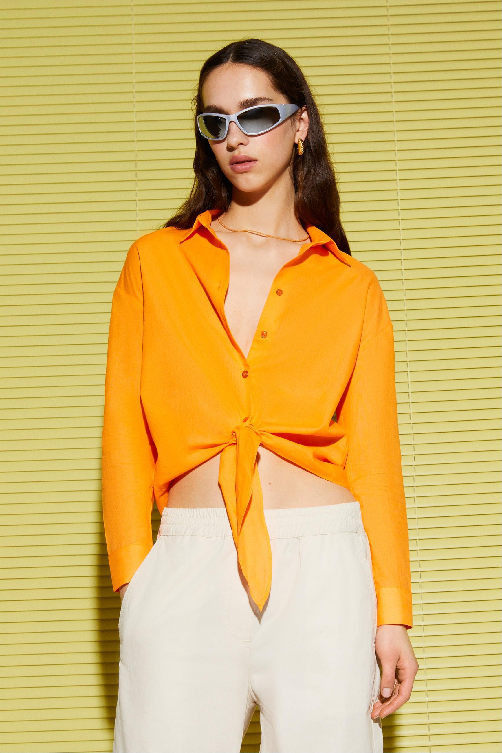 BELİ BAĞLAMALI SMART GÖMLEK