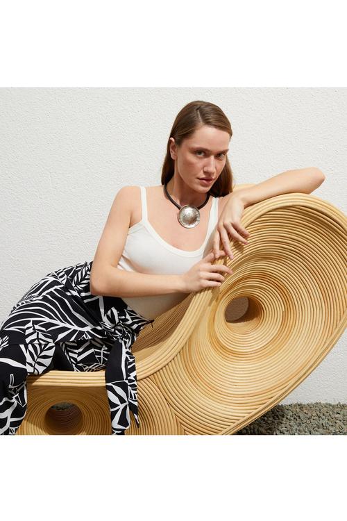  DESENLİ KRUVAZE KESİM MİDİ ETEK