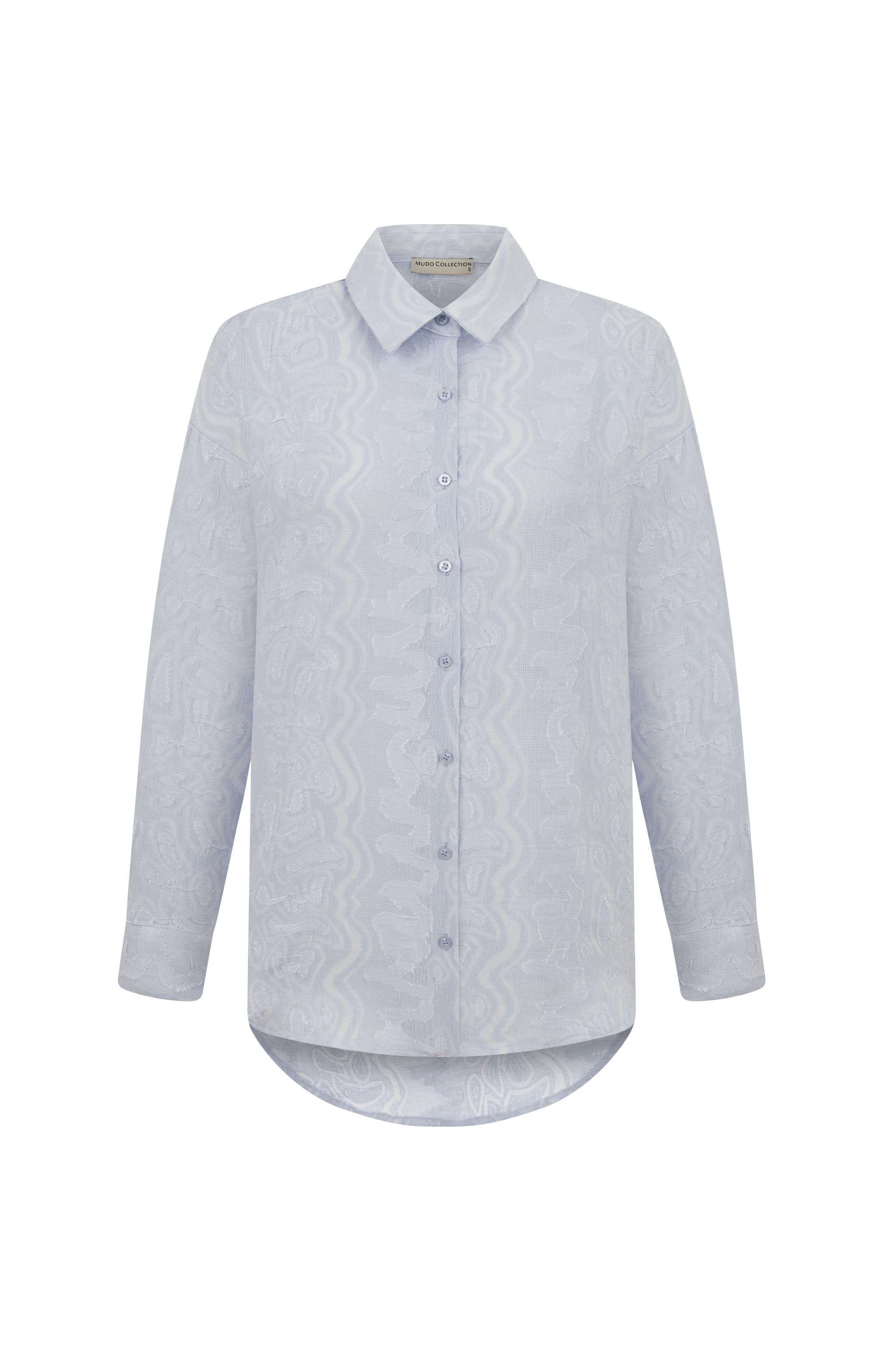 NAKIŞLI RAHAT KESİM GÖMLEK