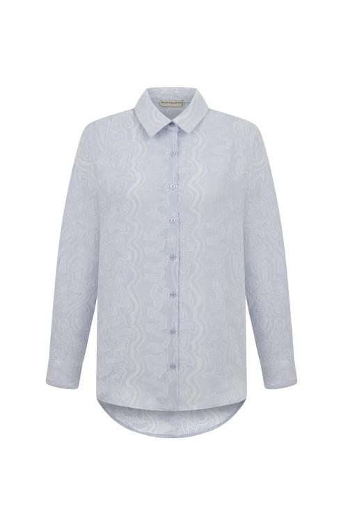  NAKIŞLI RAHAT KESİM GÖMLEK