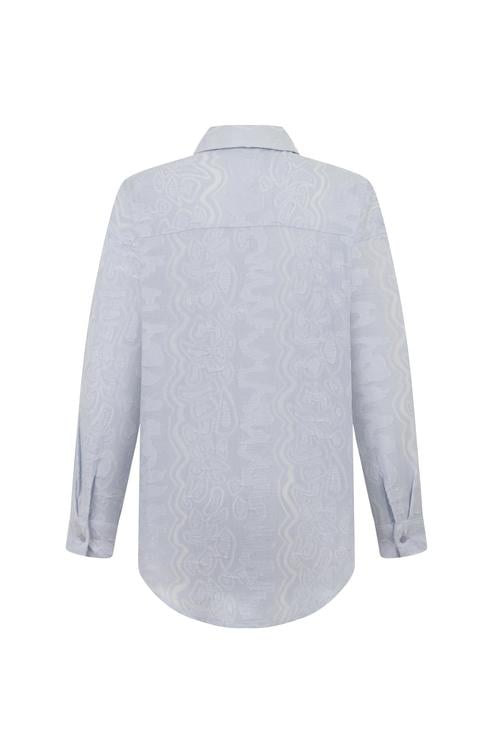  NAKIŞLI RAHAT KESİM GÖMLEK