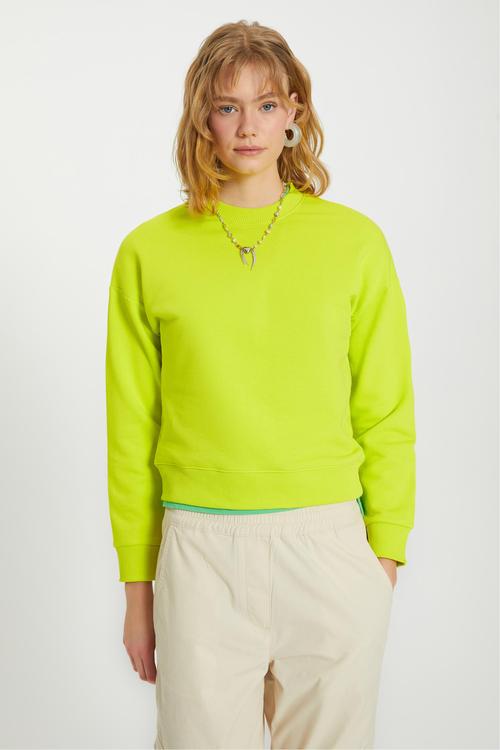  BİSİKLET YAKA SWEATSHIRT