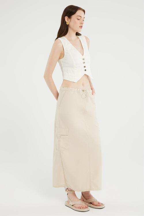  MİDİ PARAŞÜT ETEK