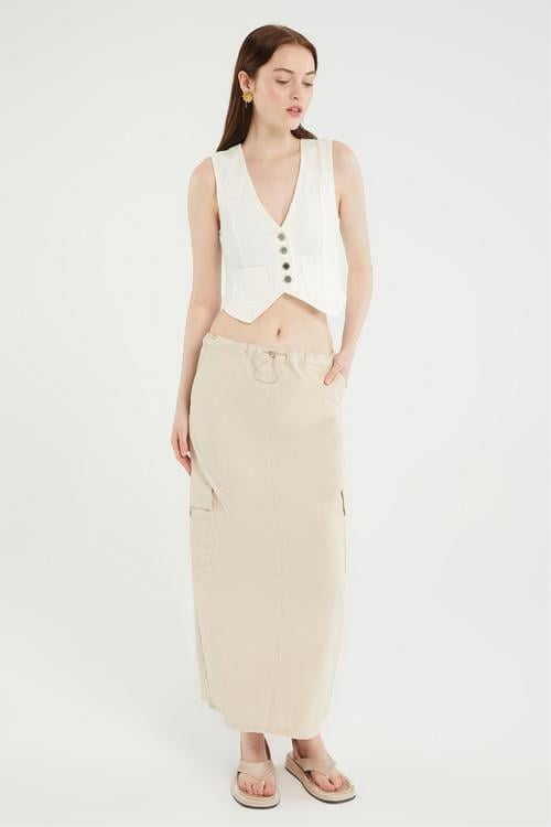  MİDİ PARAŞÜT ETEK