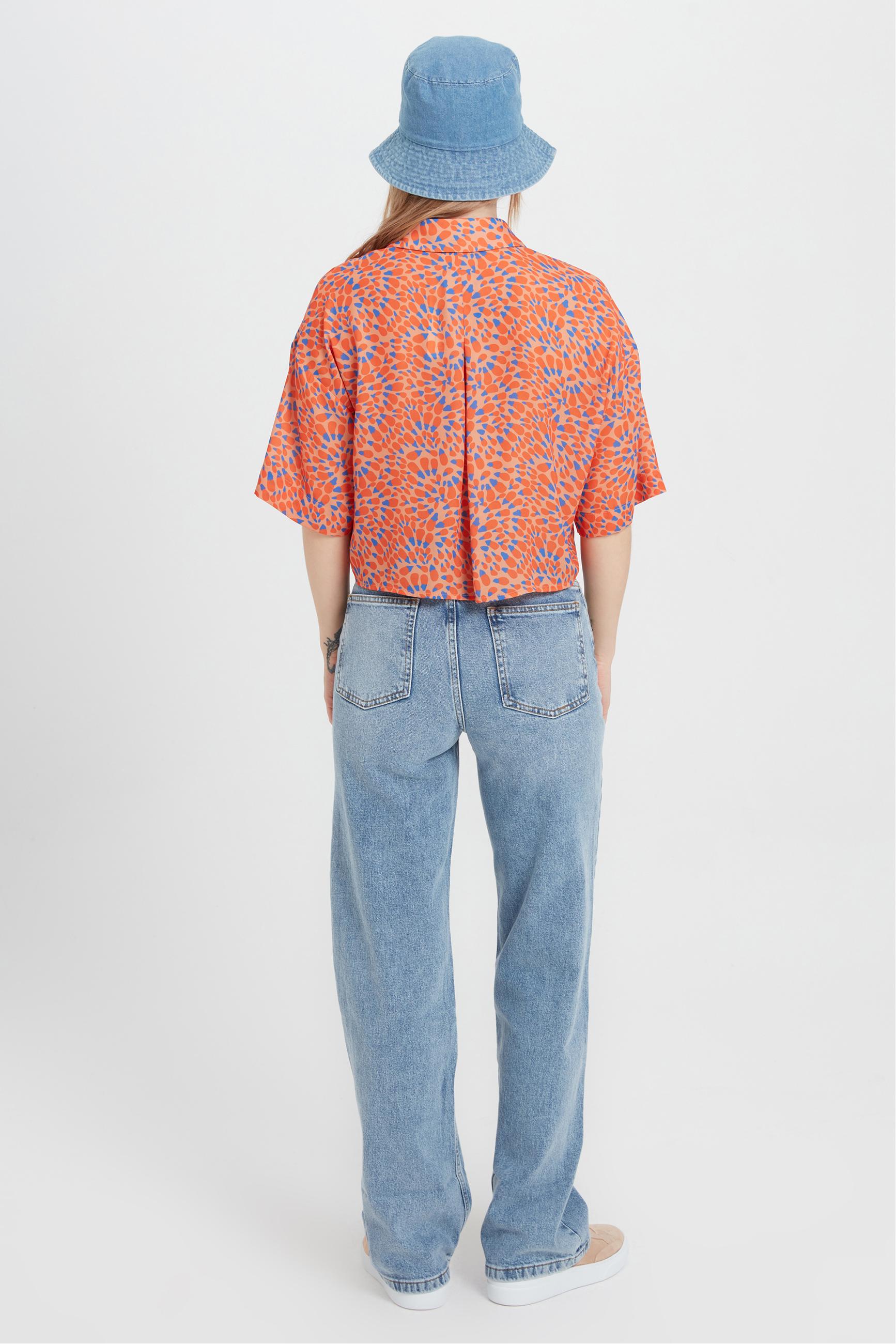 ÇİÇEK DESENLİ SMART BLUZ