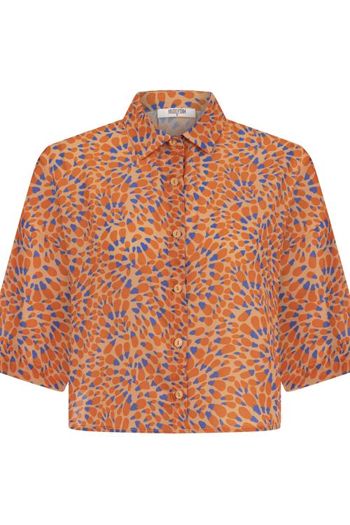  ÇİÇEK DESENLİ SMART BLUZ