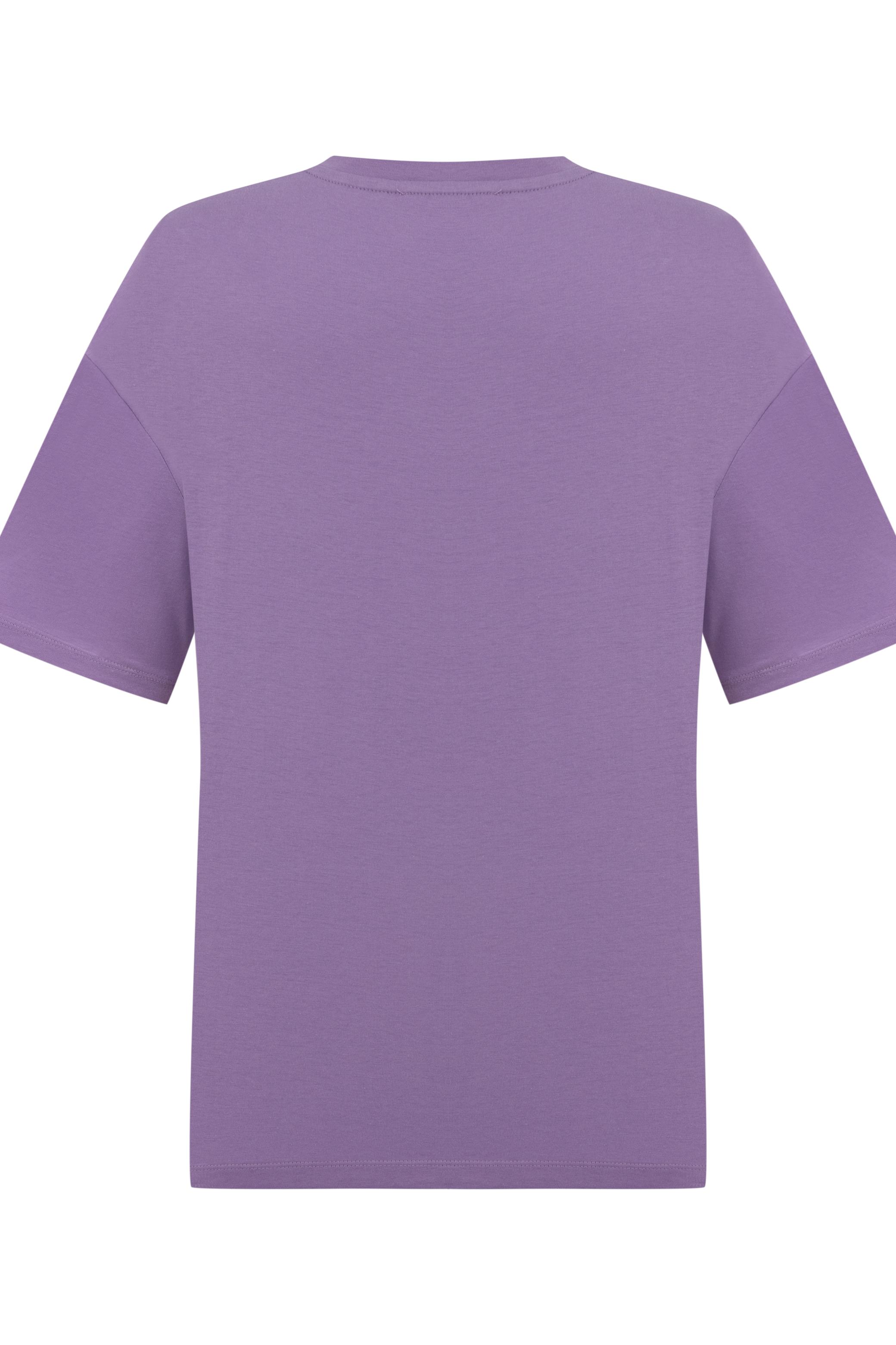 NAKIŞLI BİSİKLET YAKA KISA KOLLU T-SHIRT