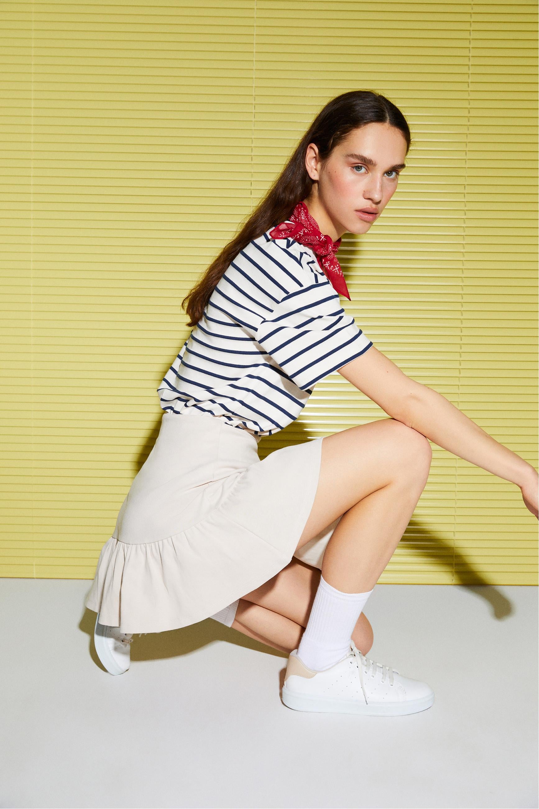 VOLANLI MİNİ KLOŞ ETEK