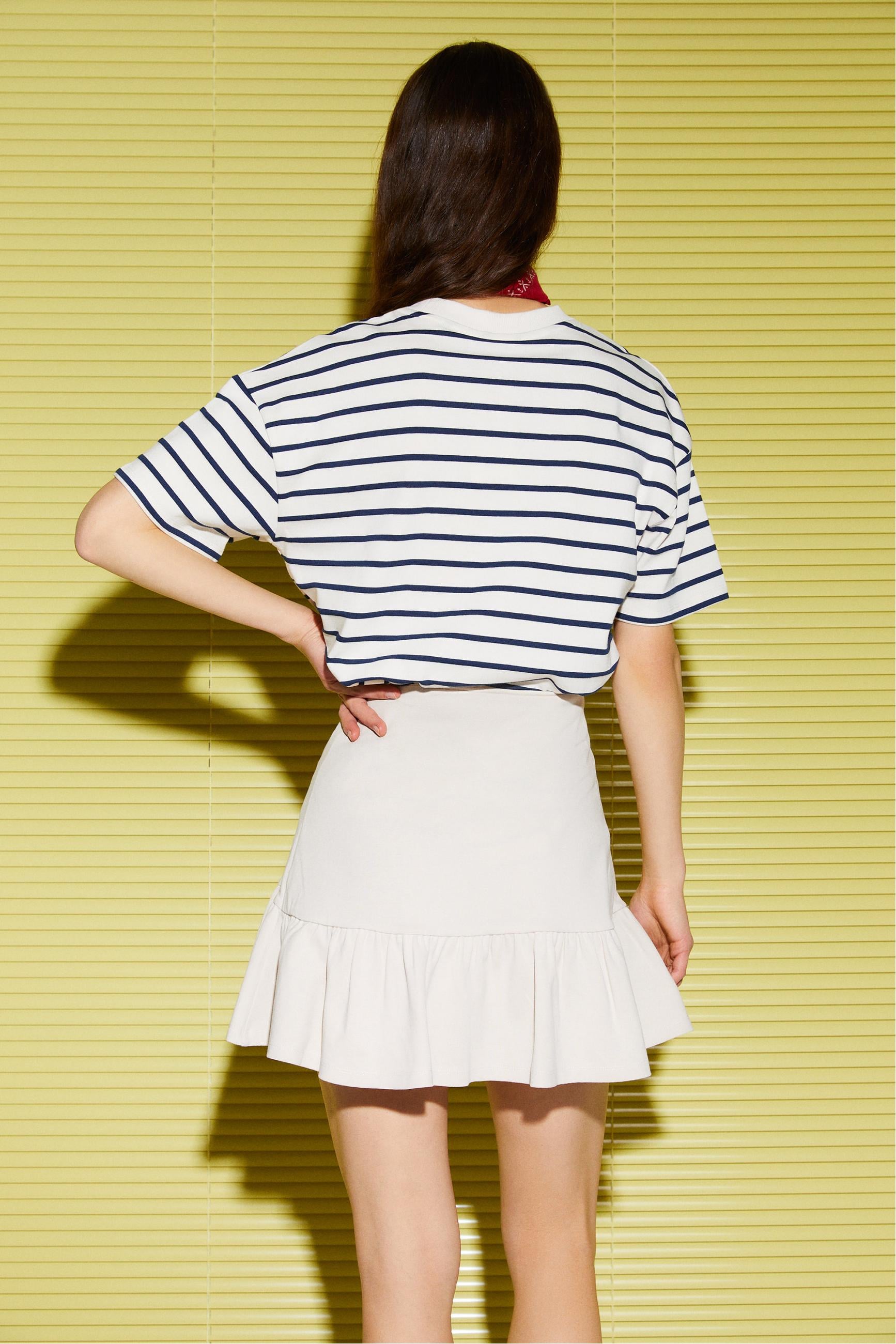 VOLANLI MİNİ KLOŞ ETEK