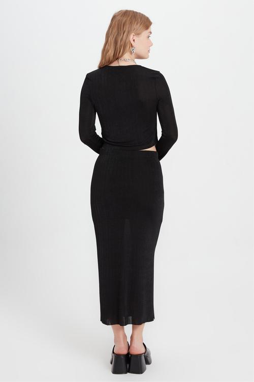  BAĞLAMA DETAYLI UZUN KOLLU BLUZ