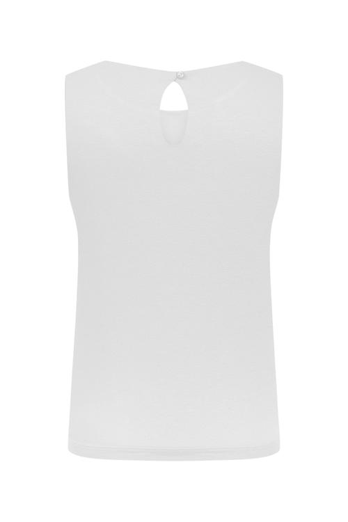  BİSİKLET YAKA KOLSUZ BLUZ