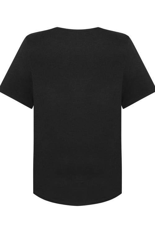  BİSİKLET YAKA KISA KOLLU BASIC T-SHIRT