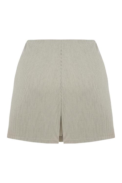  ÇİZGİLİ MİNİ ŞORT ETEK
