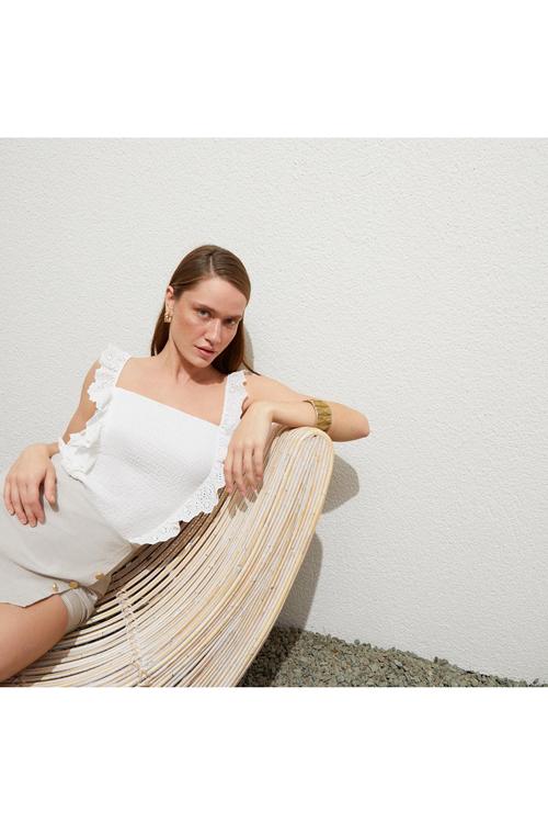  ÇİZGİLİ MİNİ ŞORT ETEK