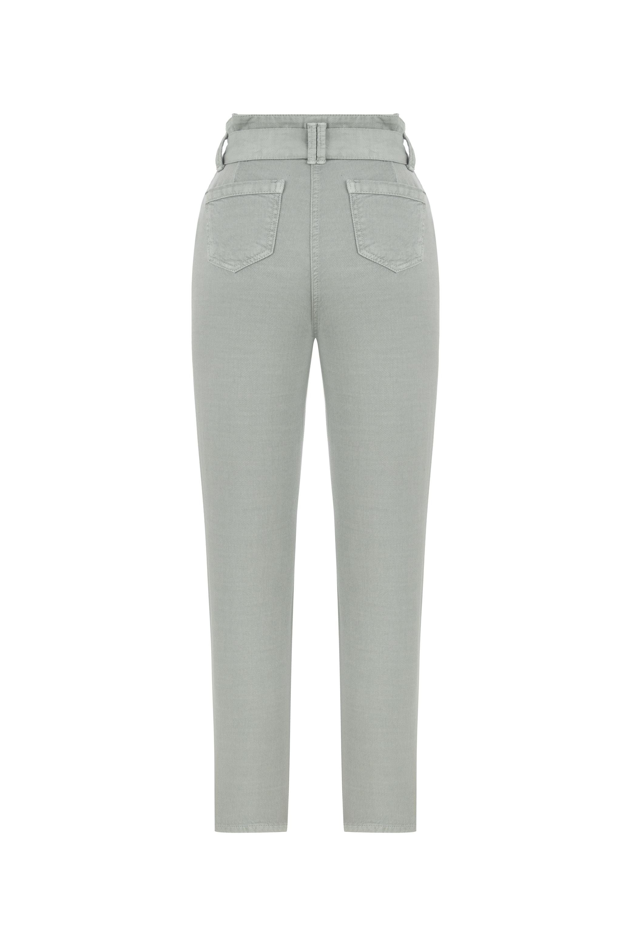 BELİ KUŞAKLI SLIM FIT PANTOLON