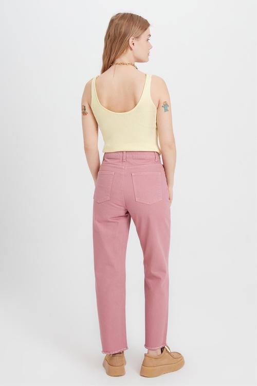  KESİK UÇLU STRAIGHT FIT JEAN PANTOLON