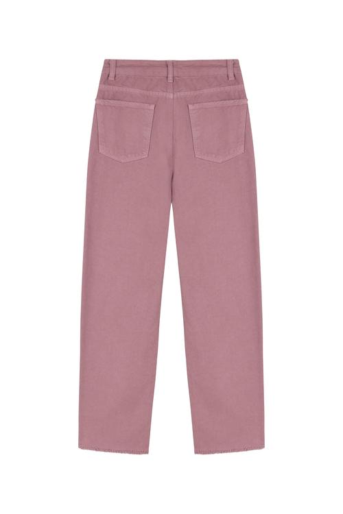  KESİK UÇLU STRAIGHT FIT JEAN PANTOLON