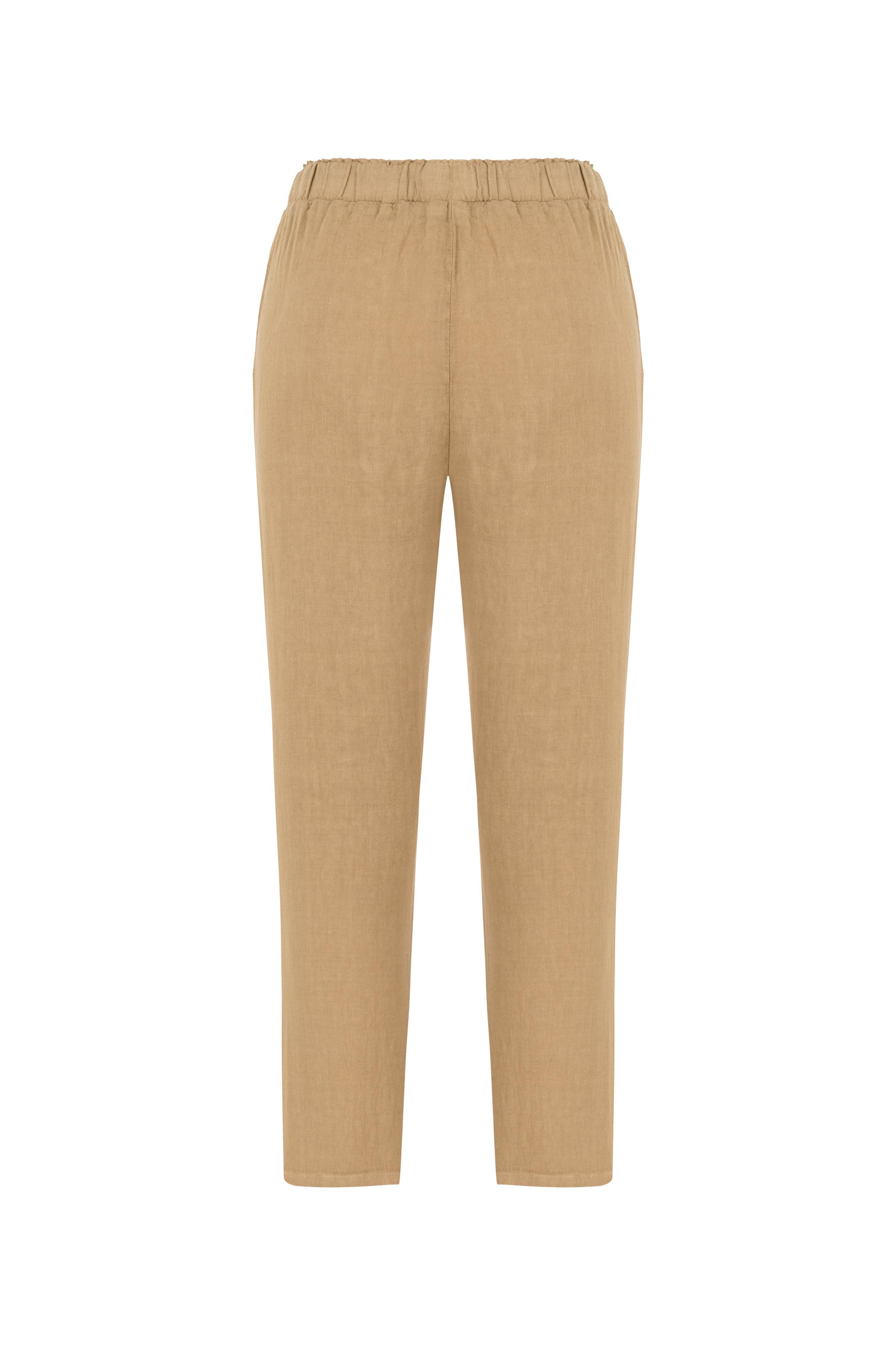 HAVUÇ KESİM KETEN PANTOLON