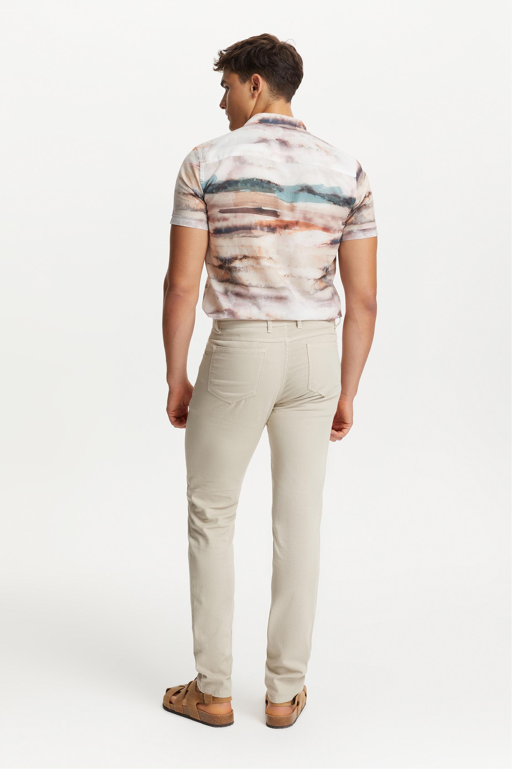 SLIM STRAIGHT PANTOLON