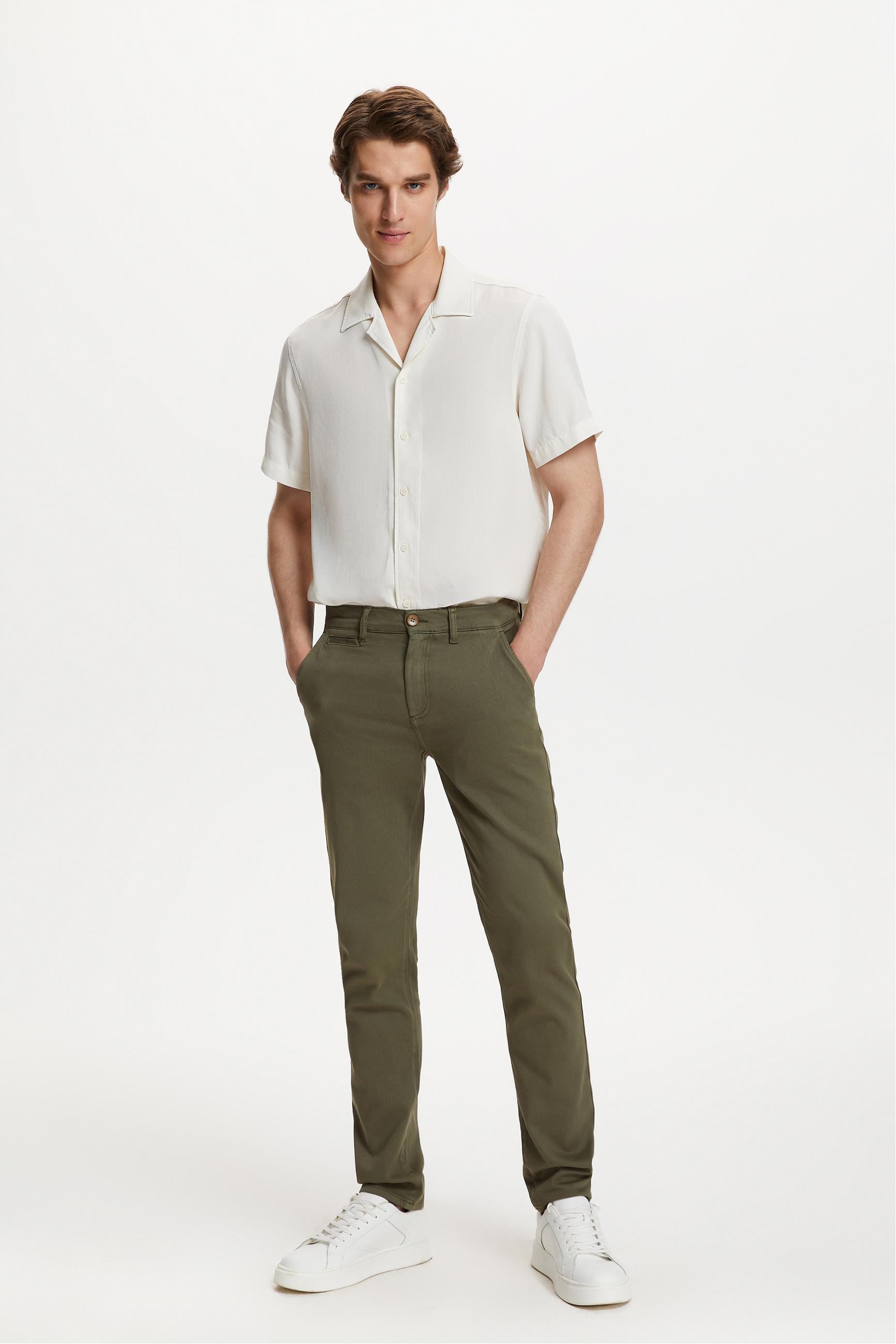 SLIM FIT CHINO PANTOLON