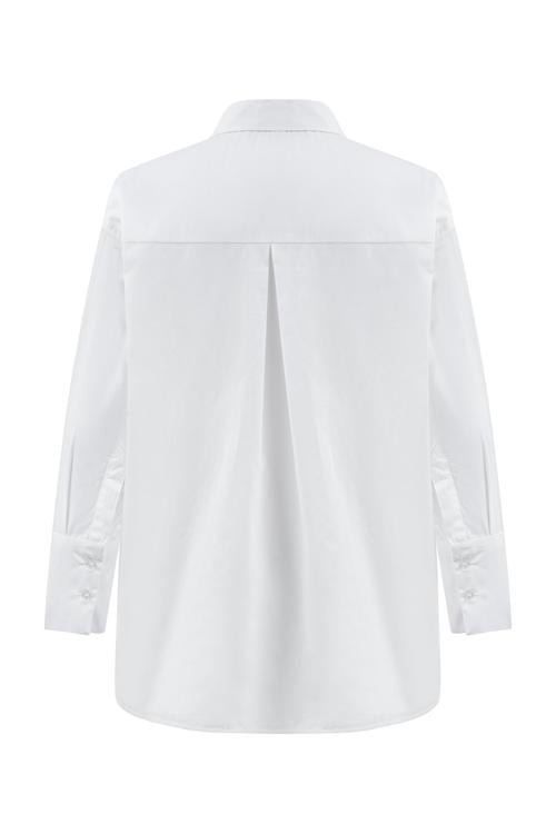  PAMUKLU OVERSIZE POPLİN GÖMLEK