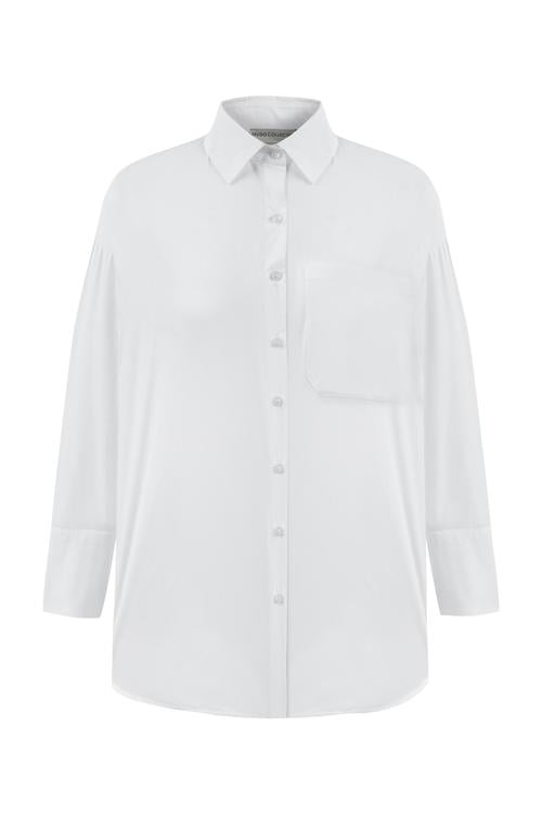  PAMUKLU OVERSIZE POPLİN GÖMLEK