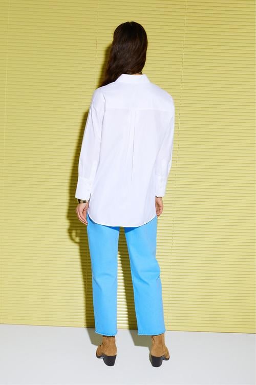  PAMUKLU OVERSIZE POPLİN GÖMLEK