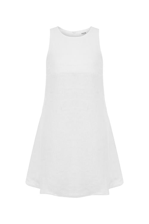  A FORM MİNİ KETEN ELBİSE