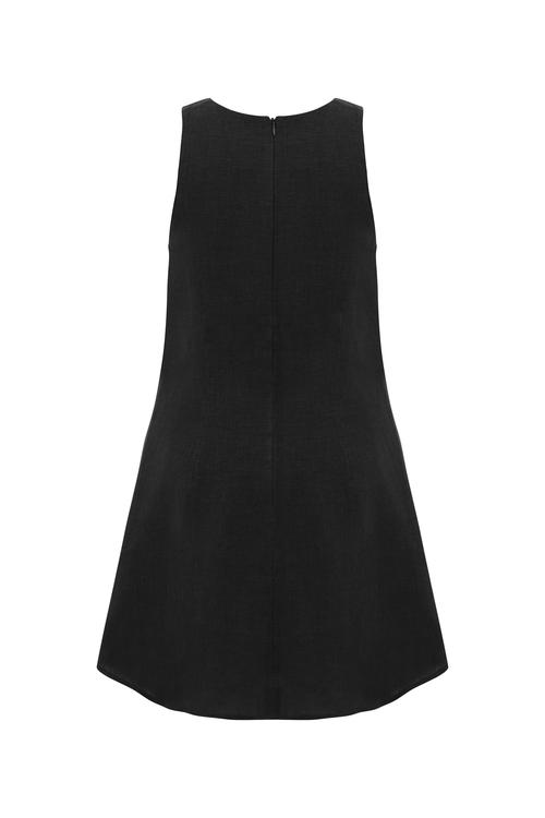  A FORM MİNİ KETEN ELBİSE