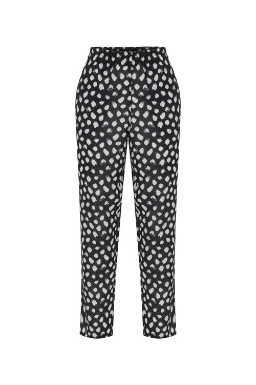 DESENLİ RAHAT KESİM PANTOLON