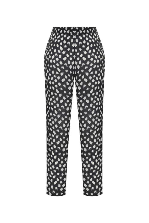 DESENLİ RAHAT KESİM PANTOLON