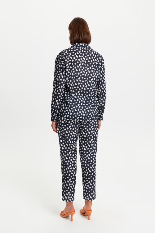  DESENLİ RAHAT KESİM GÖMLEK