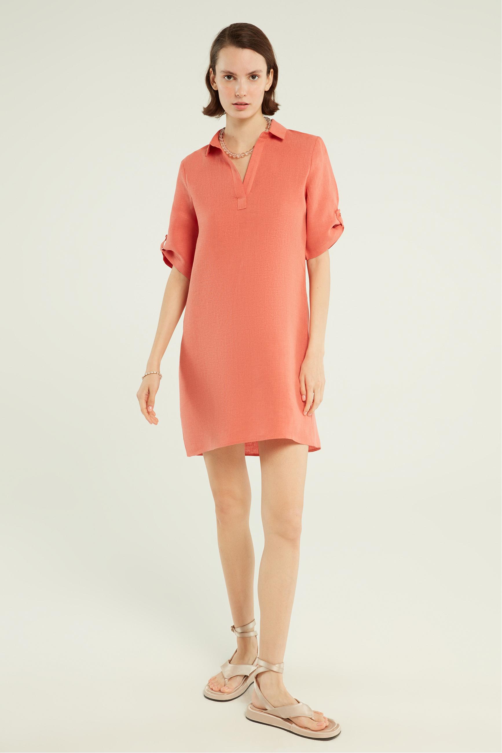 KETEN MİNİ ELBİSE