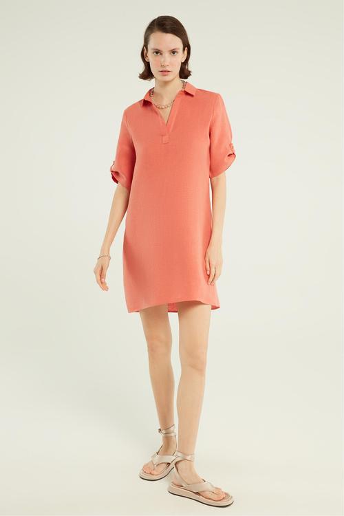  KETEN MİNİ ELBİSE