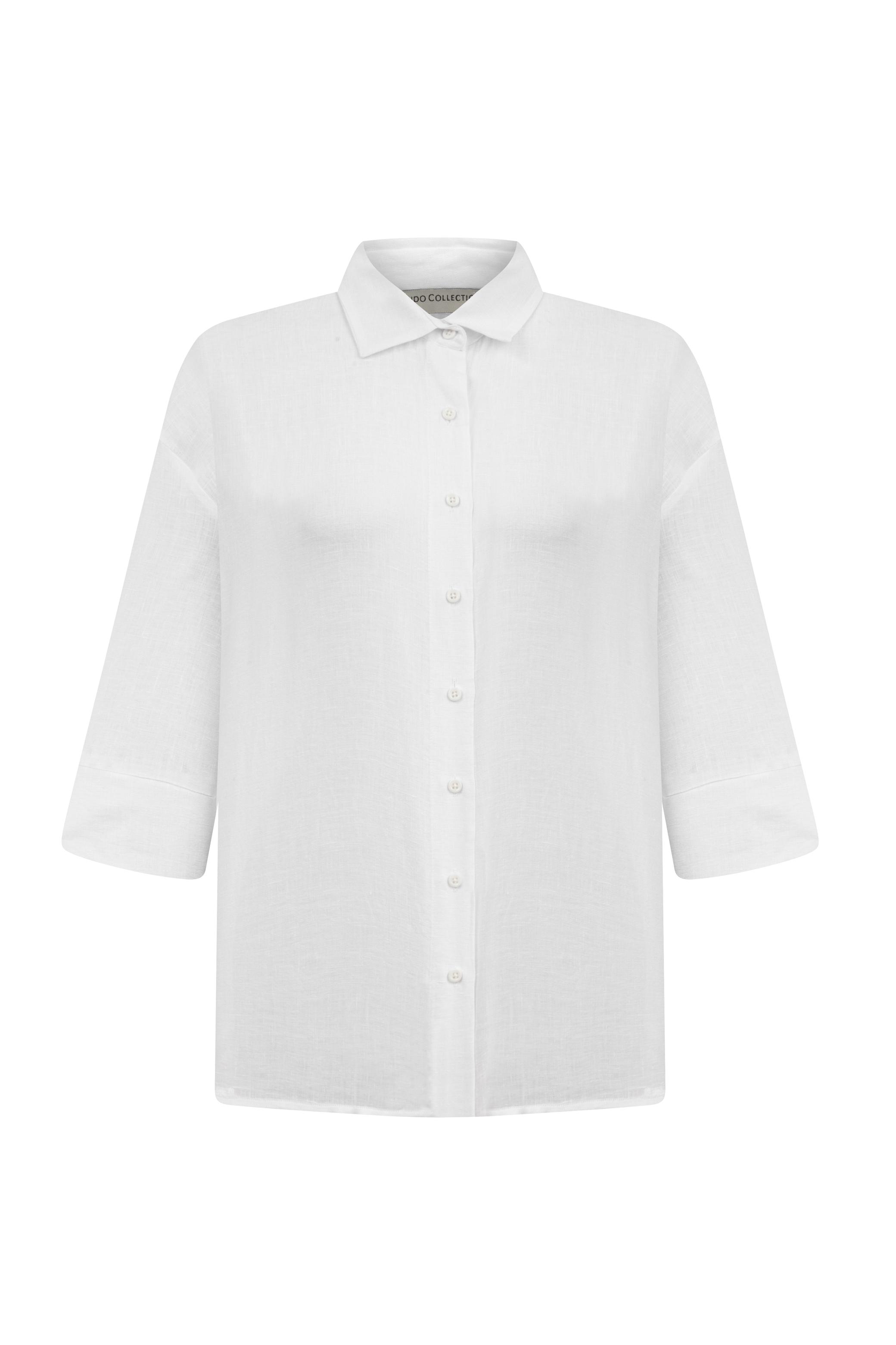 RAHAT KESİM KETEN GÖMLEK