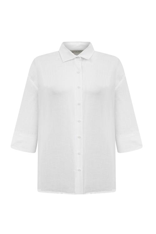  RAHAT KESİM KETEN GÖMLEK