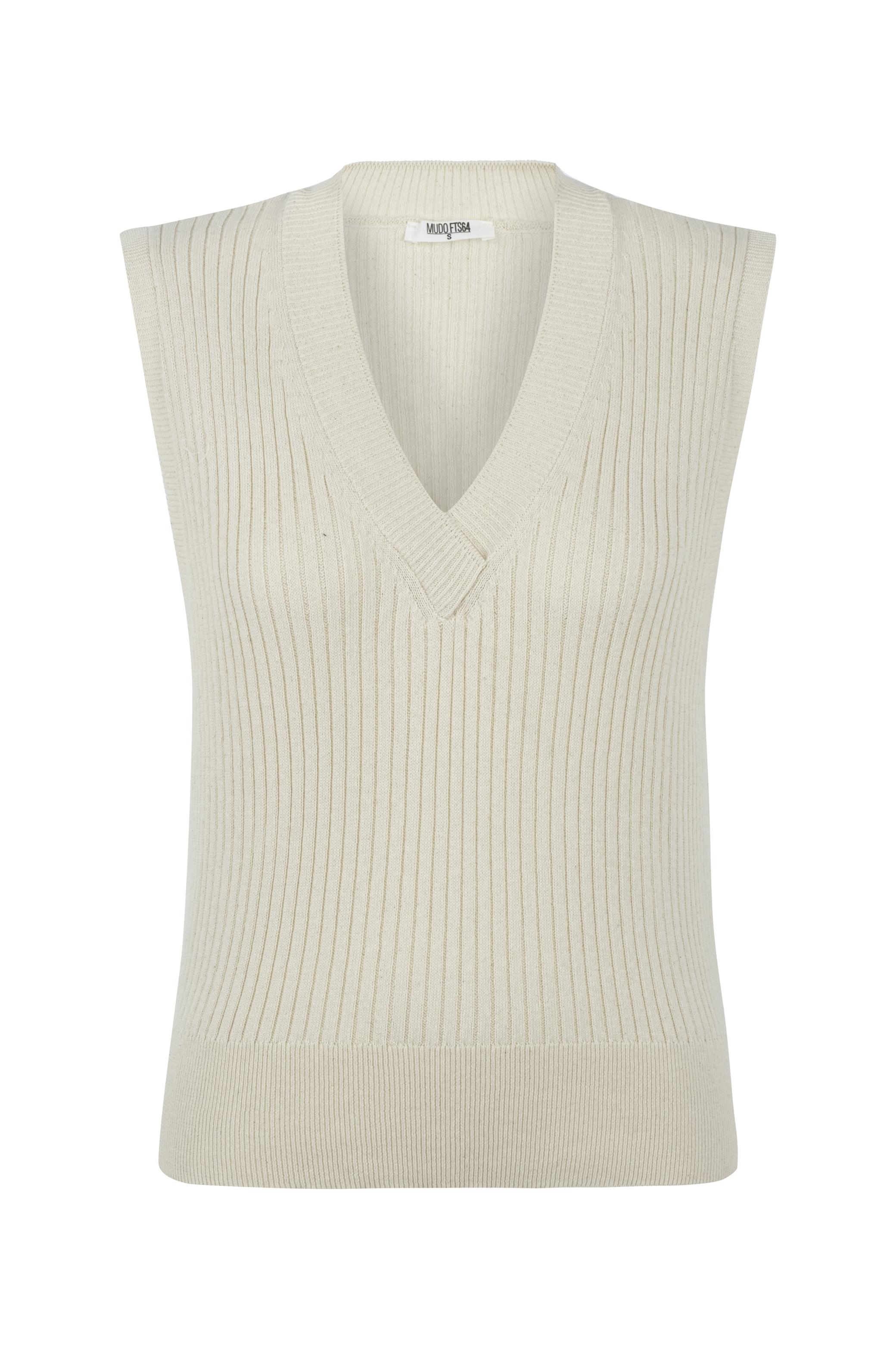 V YAKA TRİKO SÜVETER