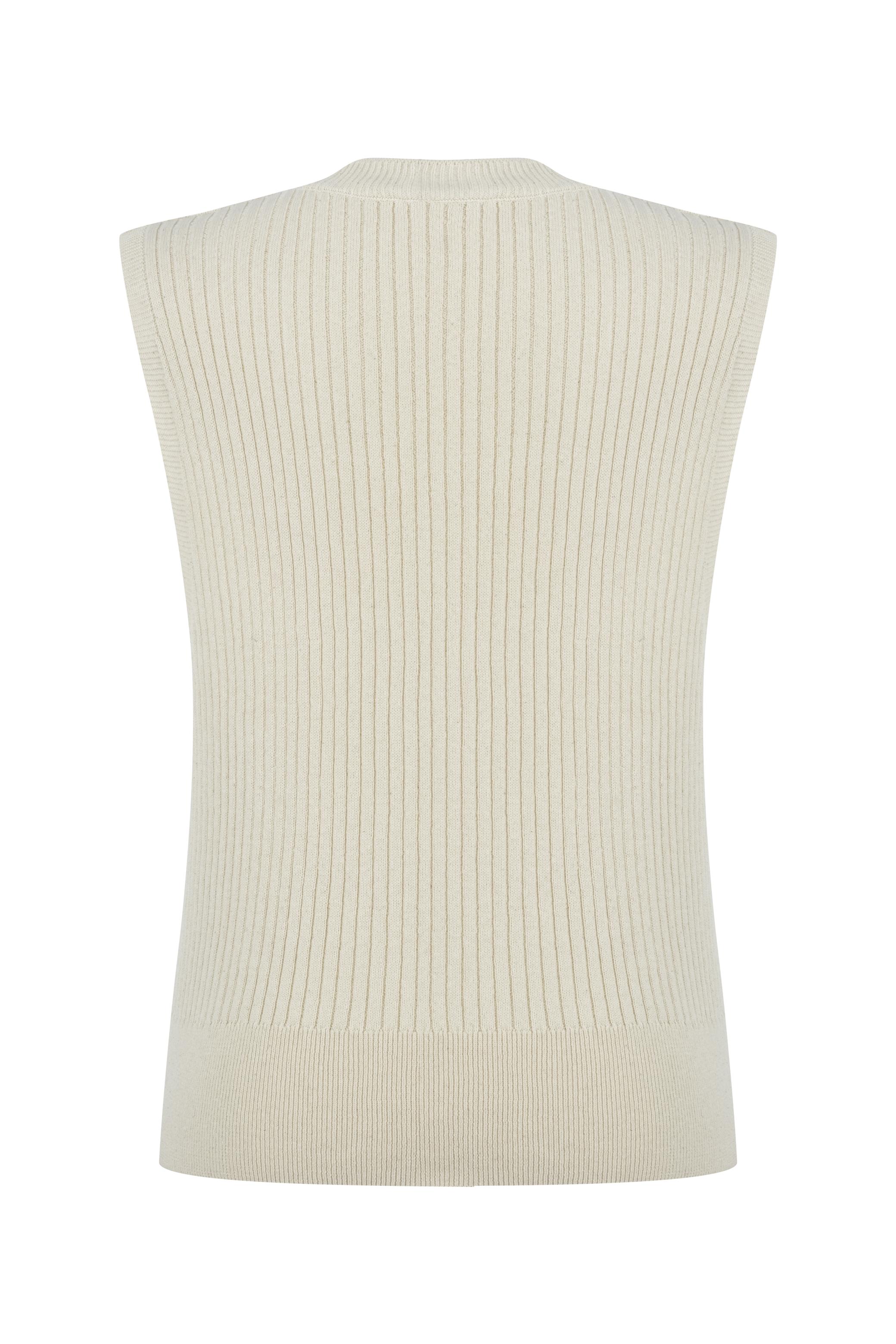 V YAKA TRİKO SÜVETER