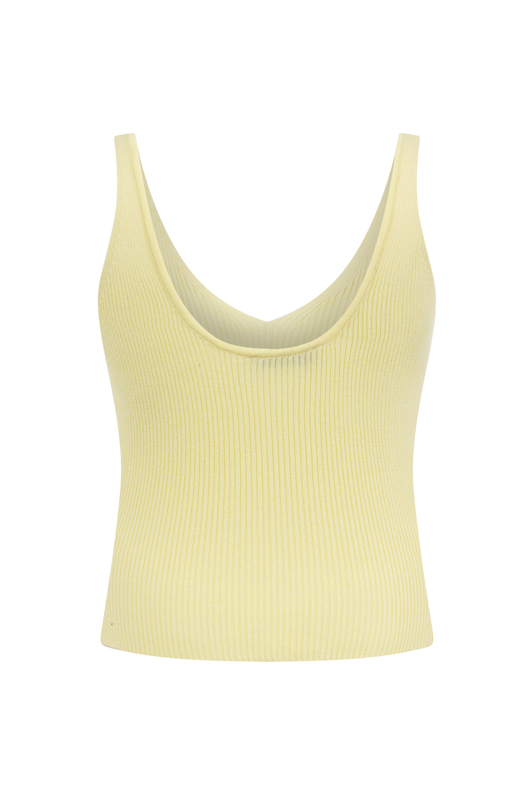 V YAKA KOLSUZ TRİKO BLUZ