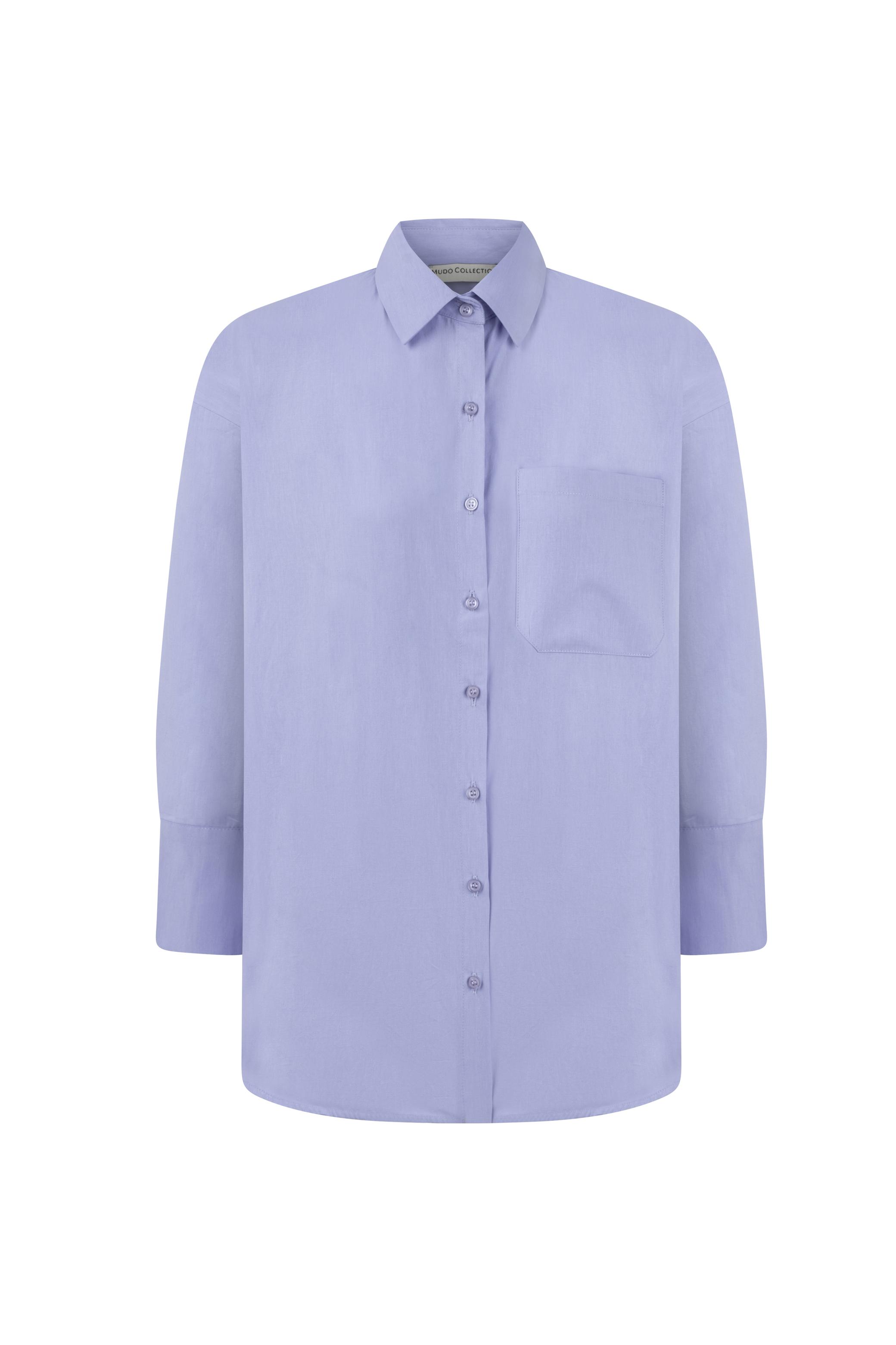 PAMUKLU OVERSIZE POPLİN GÖMLEK