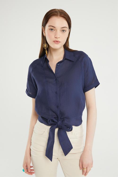  RAHAT KESİM KETEN GÖMLEK