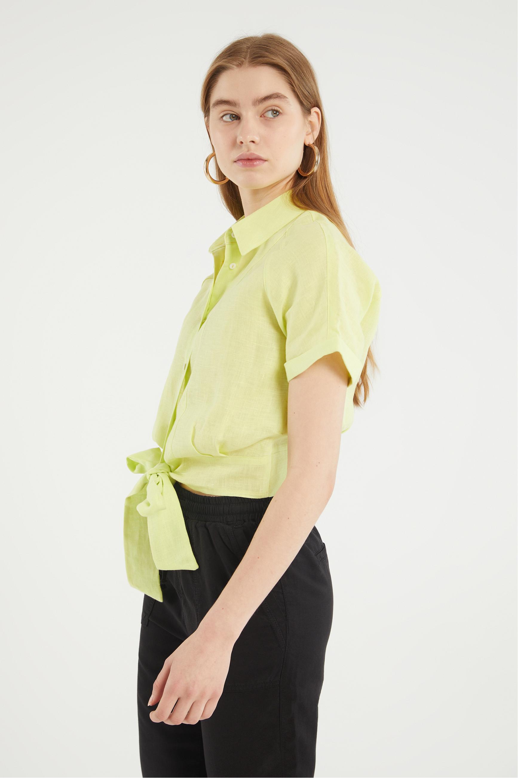 RAHAT KESİM KETEN GÖMLEK