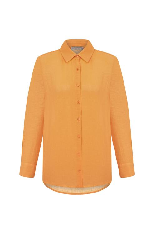  REGULAR FIT KETEN GÖMLEK