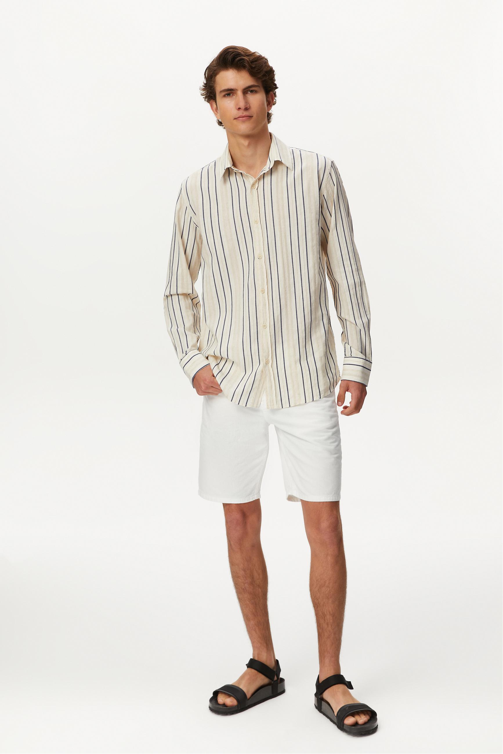 ÇİZGİLİ REGULAR FIT GÖMLEK