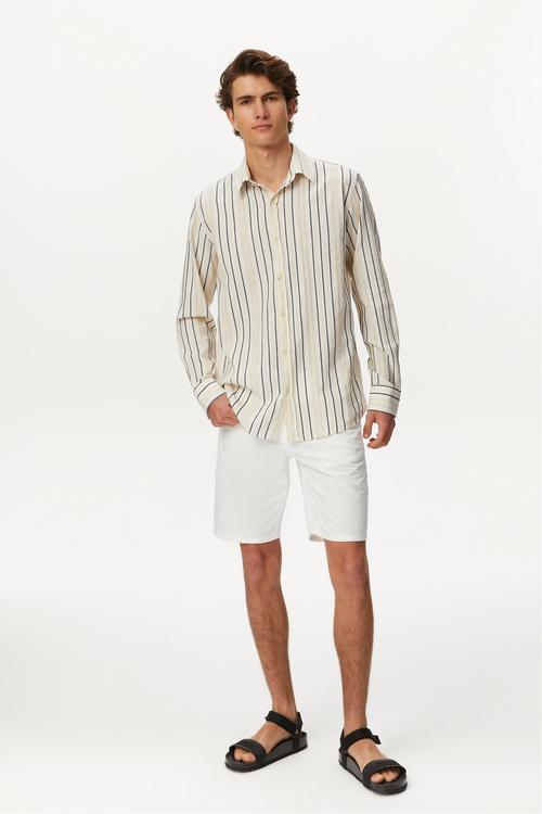  ÇİZGİLİ REGULAR FIT GÖMLEK