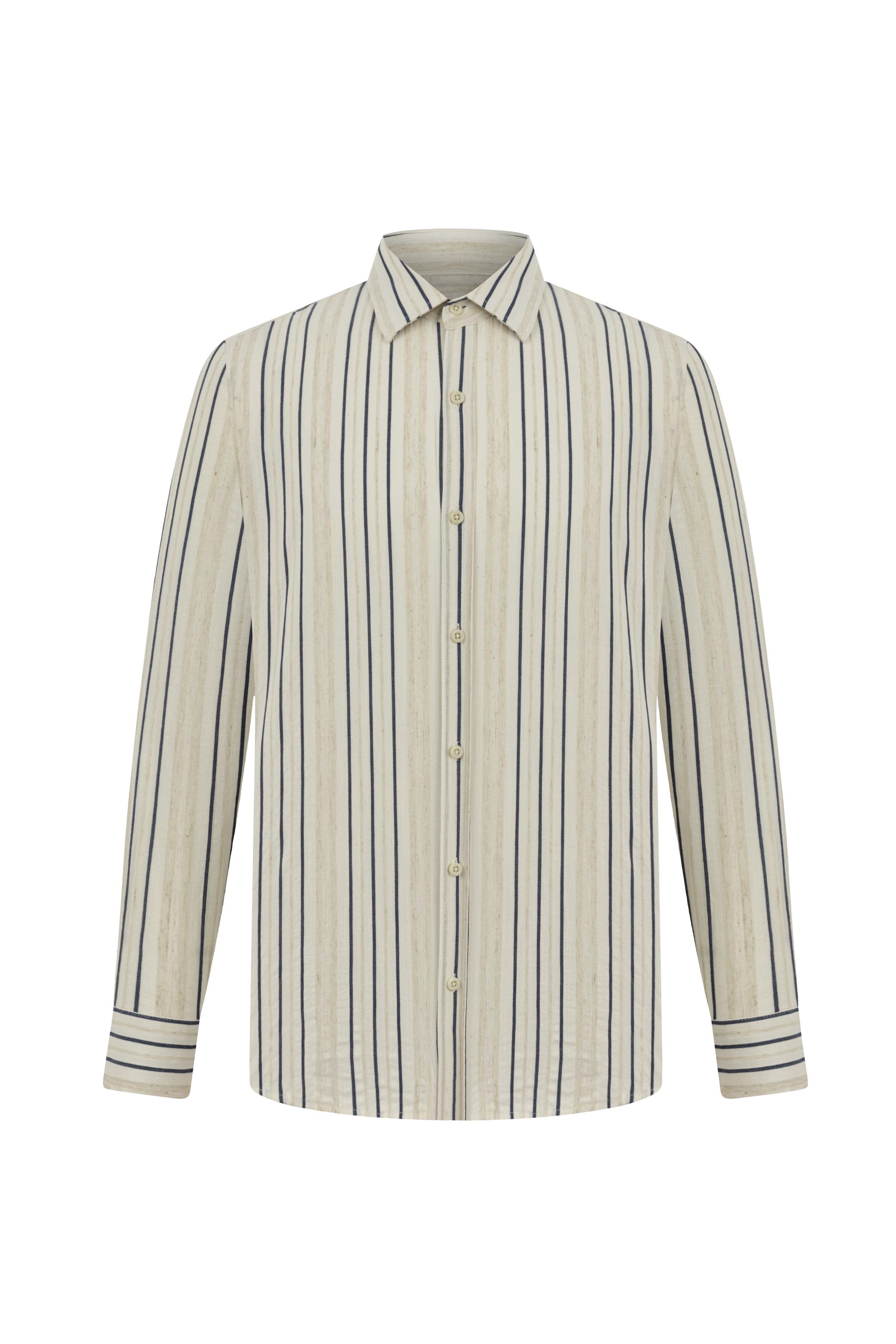 ÇİZGİLİ REGULAR FIT GÖMLEK