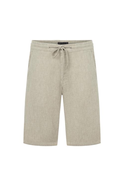  DOKULU KETEN KARIŞIMLI ŞORT