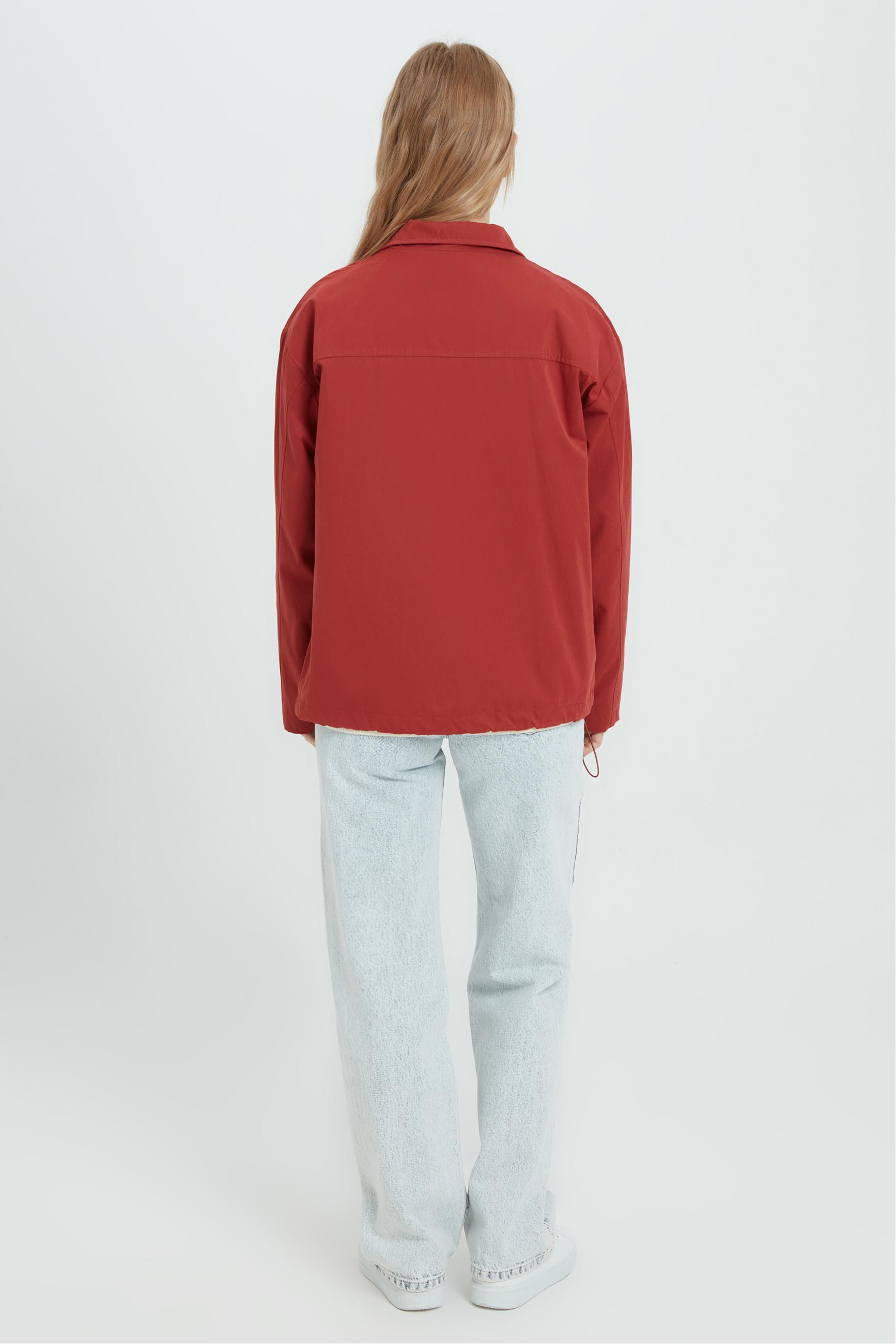 DİK YAKA KISA PARKA